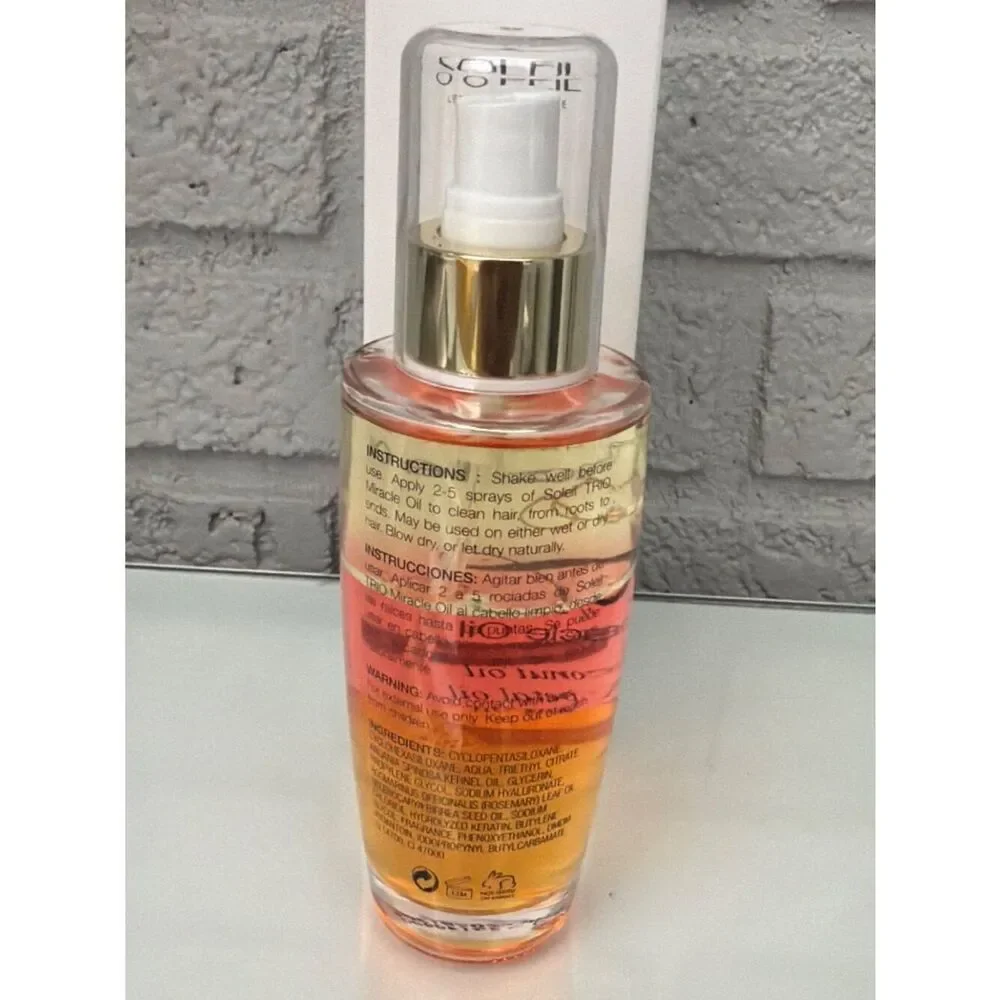 Soleil Trio Miracle Oil Coconut Rose & Marula Oil